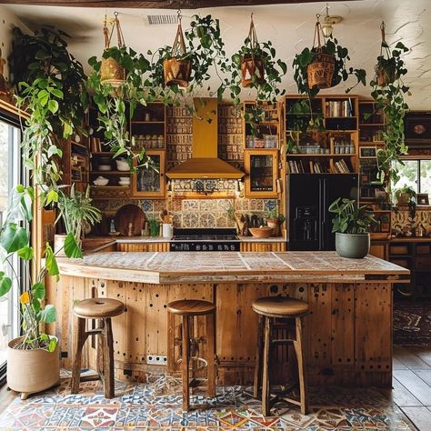 Lots Of Plants, نباتات منزلية, Dream House Rooms, Boho Kitchen, Dream House Interior, Dream House Decor, House Inspo, Dream Home Design, Home Fashion