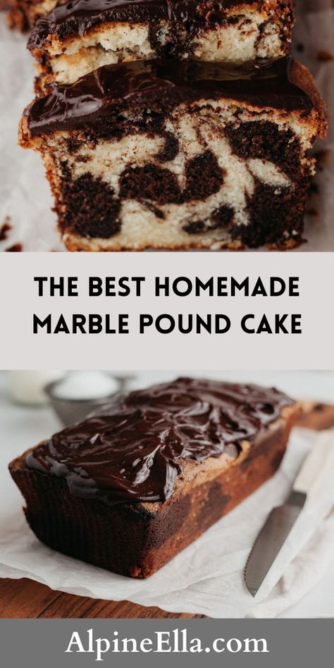 Chocolate Marble Pound Cake, Bread Machine Pound Cake Recipes, Marble Loaf Cake Moist, Marbled Loaf Cake, Marble Pound Cake Recipes Moist, Marble Loaf Cake Recipes, Marble Pound Cake Recipe, Dessert Loaves, Marble Loaf Cake