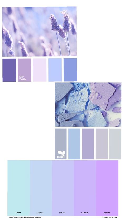 Pastel Purple And Blue Wedding, Light Purple Wedding, Genshin Oc, Purple Color Palettes, Purple Pastel, Blue Lilac, Wedding Colors Blue, Blue Colour Palette, Wedding Vibes