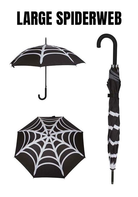 Vampire Umbrella, Draculaura Umbrella, Spider Web Accessories, Bat Umbrella, Bat Accessory, Bulbasaur Evolution, Gothic Umbrella Victorian, Maleficent Dragon, Zombie Gifts