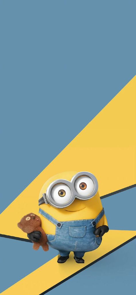 Minion Wallpaper Hd, Minion Wallpaper Iphone, Cute Minions Wallpaper, Kaws Iphone Wallpaper, Minions 2, Minions Bob, Funny Lockscreen, Minion Pictures, Colorful Borders Design