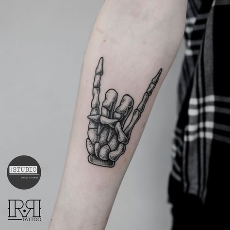 Skeleton Hand Tattoo Bone Hand Tattoo, Hand Tattoo Images, Mouth Tattoo, Skull Hand Tattoo, Rock Tattoo, Elements Tattoo, Bone Tattoos, Skeleton Tattoos, Skeleton Hand Tattoo