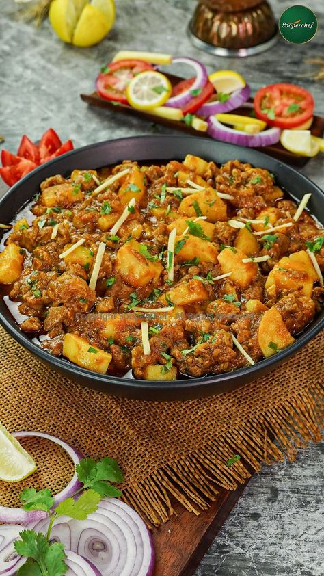 Thinking about what to have for dinner today? Give this aloo keema recipe a go which is easy to cook and delicious in taste. Serve with roti or rice and enjoy every bite of this classic aloo keema recipe don’t forget to share your feedback with us. #AlooKeema #KeemaRecipe #SooperChef #pinterestrecipes #pinterestideas #pinterestworthy #foodphotos #foodpics #foodphotography #foodimages #pinterestinspired #foodstyling #Sooperchef #foodpresentation Keema Aloo, Aloo Mutter, What To Have For Lunch, Aloo Keema, What To Have For Dinner, Keema Recipe, Keema Recipes, Dinner Today, Pinterest Recipes