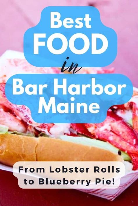 11 Best Restaurants in Bar Harbor Maine Bar Harbor Maine Restaurants, Maine Blueberry Pie, Bar Harbor Restaurants, New England Cruise, Bar Harbor Inn, Maine Restaurants, Blueberry Pie Bars, Lobster Restaurant, Maine In The Fall