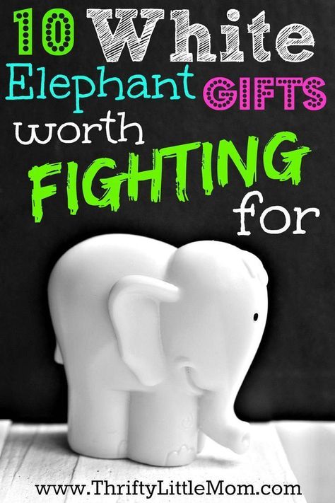 White Elephant gifts worth fighting for. Inspiration for finding the perfect white elephant gifts, Yankee swap ideas or hilarious gift exchange solutions. #Christmas #gift Polyana Gift Ideas, Diy Yankee Swap Gifts, Chinese Christmas Exchange Gift Ideas, Yankee Swap Gift Ideas $25, Yankee Swap Ideas, Yankee Swap Gift Ideas, White Elephant Ideas, Yankee Swap Gift, Yankee Swap