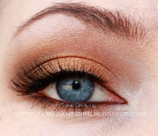 For blue eyes Makeup Looks Blue Eyes, Wedding Colors Fall, Copper Eye Makeup, How To Do Eyeshadow, Copper Eyeshadow, Copper Eye, Black Eye Makeup, Natural Face Moisturizer, Blue Eyes Pop