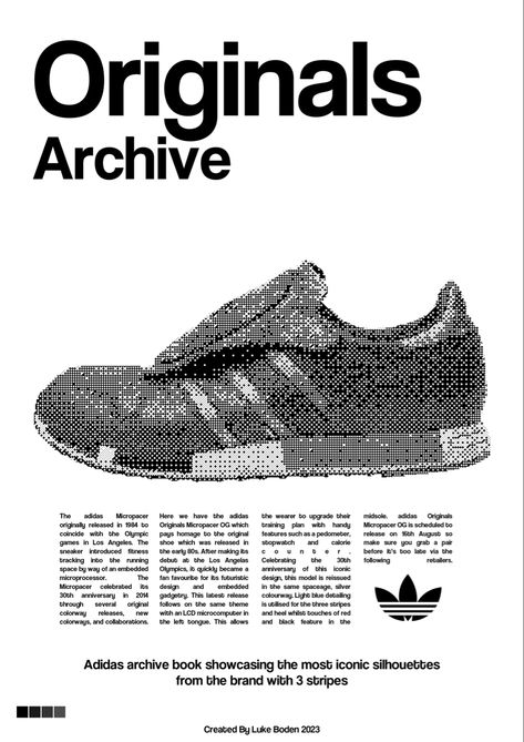 Adidas Infographic, Adidas Poster Design, Bitmap Design, Diy Streetwear, Adidas Poster, Adidas Art, Shoe Poster, Vintage Style Shoes, Booklet Design