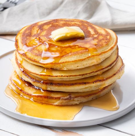 Marion's Best Pancakes | pancake, recipe | The only pancake recipe you’ll ever need…. | By Marion Grasby Marion Grasby Recipes, Cracker Barrel Pancakes, Marions Kitchen, Cornmeal Pancakes, Greek Yogurt Pancakes, Marion's Kitchen, Yogurt Pancakes, Pancake Recipe Buttermilk, Johnny Cake