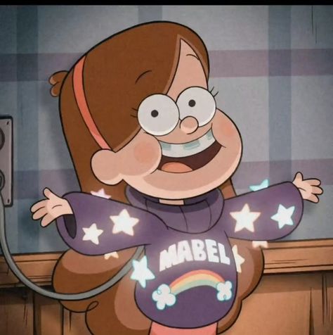 Mabel 🍬🍭🎠 Mabel Pines Sweaters, Mable Pines, Mabel Sweater, Gravity Falls Characters, Timmy Turner, Gravity Fall, Dipper And Mabel, Randy Cunningham, Mabel Pines