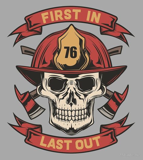 Firefighter Skull, Firefighter Tattoo, Illustration Tshirt, Custom Motorcycle Paint Jobs, Firefighter Art, Firefighter Paramedic, Firefighter Pictures, Winter Diy Crafts, Motorcycle Paint Jobs