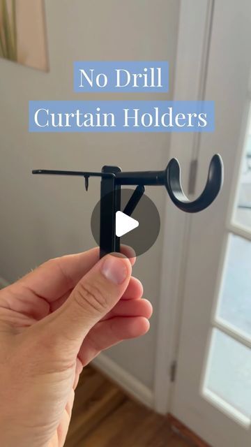 Mik Zenon on Instagram: "2 innovative no-drill rod holders 🪟 Comment ROD to see more info on these no-drill curtain rod holders or find them under ✨Home Finds✨ on my website.  . . #window #windowtreatments #windowtreatment #blinds #curtains #curtain #amazonfinds #amazonmusthaves #amazonusa #usa #usa🇺🇸 #amazon #windows" Curtain Rods Ideas, Curtain Rod Ideas, Windows Blinds, Diy Curtain Rods, Window Rods, Helpful Hacks, Antique Lamp Shades, Curtain Rod Holders, Rod Holders