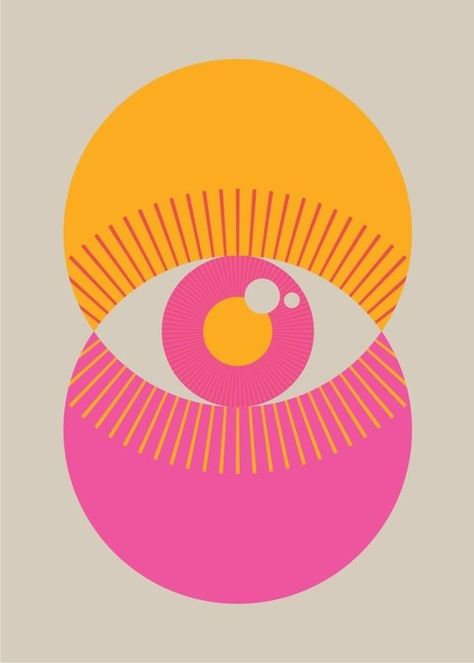 Eye Graphic Design Illustration, Eyes Poster Design, Eyes Illustration Design, Sun Illustration Design, Eye Illustration Design Graphics, Eye Illustration Design, Eye Illustration Art, Eyes Illustration Art, Sun Illustration Art