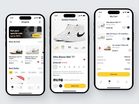 Ecommerce Mobile Design, Mobile Ecommerce Design, E Commerce Mobile App, Ux Moodboard, Ecommerce Ui Design, Ui Design Tutorial, Ux Design Mobile, Interactive Web Design, E-commerce App