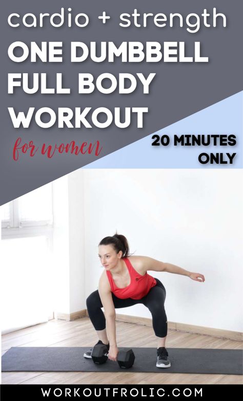 If you are looking for a killer, effective full body workout that you can do at home - this is it! The best part - all you need is a single dumbbell! Db Workout At Home, Db Workout, One Dumbbell Workout, Effective Full Body Workout, Body Wisdom, Functional Workouts, Mindful Movement, Psoas Muscle, Mobility Exercises