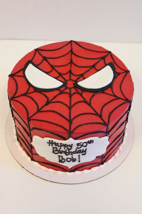 Tart Idea, Peter Parker Miles Morales, Spiderman Cakes, Birthday Drawings, Mocha Frosting, Happy Birthday Drawings, Spiderman Birthday Cake, Raspberry Frosting, Ideas Cupcakes