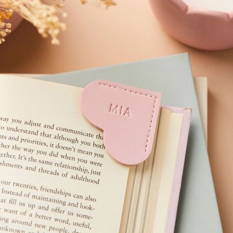 Stocking Fillers | Christmas Stocking Gift Ideas | Martha Brook Faux Leather Bookmark, Pink Bookmark, Heart Bookmark, Corner Bookmark, Christmas Stocking Gifts, Corner Bookmarks, Stocking Gifts, Christmas Stocking Fillers, Bookmark Gifts