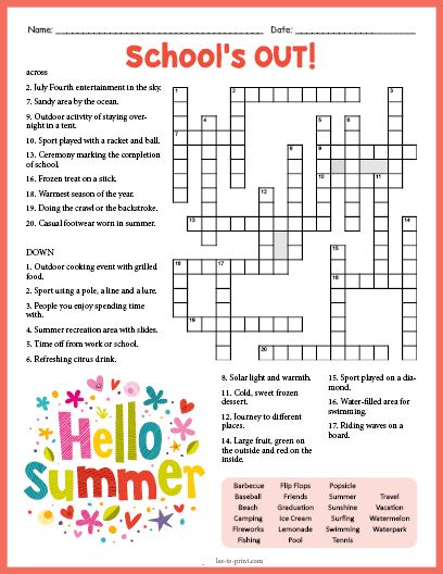 Free Printable End of Year Crossword Word Search Free Word Search Puzzles Printables, Magic Squares Math, School Team Building Activities, 2024 Activities, Free Printable Crossword Puzzles, Last Days Of School, Free Word Search Puzzles, Printable Crossword Puzzles, Word Search Puzzles Printables