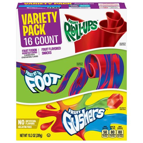 Halloween Candy Alternatives, Fruit By The Foot, Fruit Gushers, Snacks Fruit, Candy Alternatives, Pear Puree, Dried Corn, Fruit Roll, Fruit Roll Ups