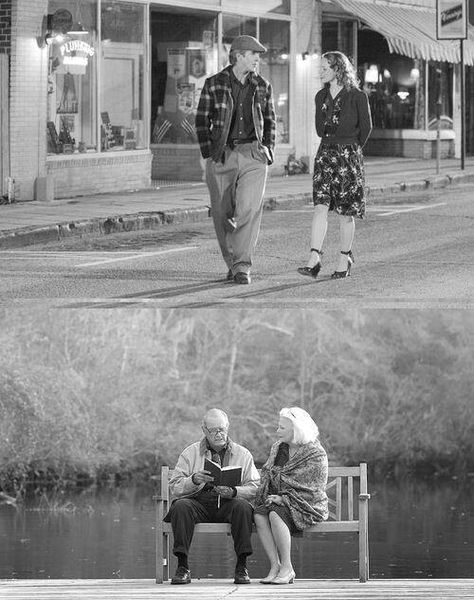 Noah loves Allie with everything he has and has faith in her health. They grow old together, waiting for her to come back to him♥ Septième Art, Nicholas Sparks, The Notebook, The Perfect Guy, Ernest Hemingway, Summer Lovin, Love Movie, Golden Retrievers, Film Serie