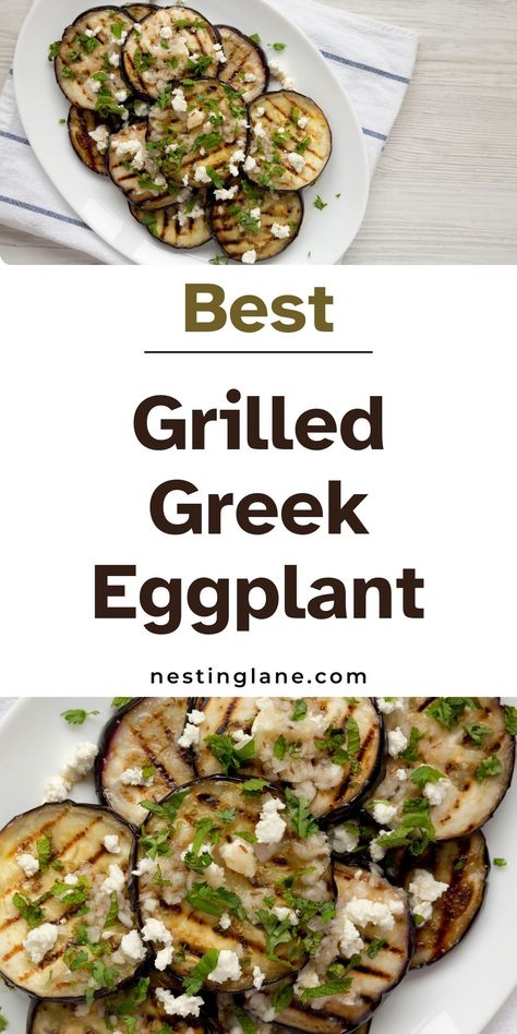 Whip up this quick and easy Weight Watchers Grilled Greek Eggplant recipe for a healthy, homemade meal. Perfect for lunch or dinner, this gluten-free, keto-friendly dish combines grilled eggplant with classic Greek flavors like oregano and feta cheese. With only 82 calories and 6 carbs per serving, it's a delicious way to enjoy a nutritious meal. Ready in just 22 minutes, it's an excellent addition to your healthy eating plan. Try this simple recipe today and savor the taste of the Mediterranean Greek Eggplant Recipes, Eggplant Zucchini Recipes, Fufilling Food, Greek Eggplant, Recipes Eggplant, Slow Cooker Lasagna, Eggplant Recipe, Easy Pasta Dinner, Weight Watchers Chicken