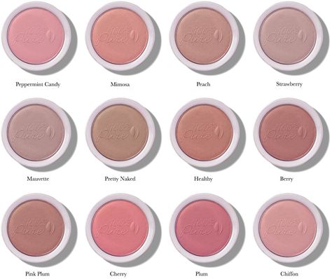 100% Pure Powder  Blush #100percentpure Homemade Blush, Pure Makeup, Blusher Makeup, Dry Skin Problem, Natural Blush, Warm Skin Tone, How To Apply Blush, Matte Makeup, Organic Cosmetics