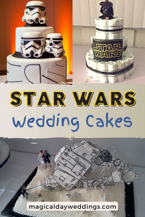 Star Wars Grooms Cake Wedding, Star Wars Wedding Topper, Star Wars Themed Wedding Cake, Star Wars Wedding Cake Ideas, Star Wars Wedding Cakes, Starwars Wedding Cakes, Star Wars Cake Topper Wedding, Harry Potter Star Wars Wedding, Star Wars Grooms Cake