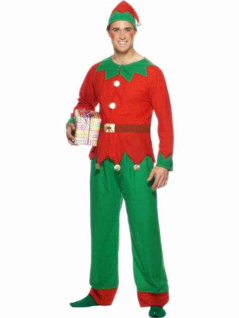 Mens Elf Costume, Elf Fancy Dress, Elf Suit, Christmas Elf Costume, Elf Man, Elf Dress, Christmas Fancy Dress, Green Costumes, Xmas Outfit