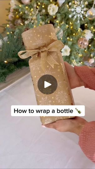 83K views · 835 reactions | How to wrap a bottle 🍾

#giftwrapping #giftwrappingideas #giftwrapped | Craft Icon Wrapping Jars Gift, Wrapping Bottles Gift, How To Wrap A Bottle Of Liquor, How To Wrap A Wine Bottle Gift, Bottle Wrapping Ideas, Wrapping Bottles, Wrapping A Bottle, Craft Icon, Wrap A Bottle