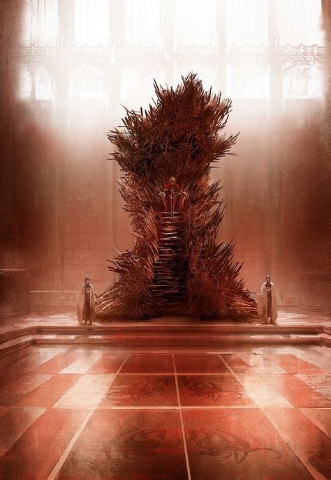 And this is how GRRM envisioned it while writing. | The Real Iron Throne From "Game Of Thrones" Is Terrifying/ The Iron Throne, George R R Martin, George Rr Martin, Heroic Fantasy, Gra O Tron, Throne Room, Iron Throne, Game Of Thrones Art, 다크 판타지