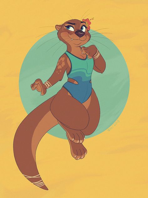 〓 Nikki 〓 on Twitter: "Today’s warmup! Swimsuit model otter 🙈💕… " Otter Drawing, Otter Art, Anthro Art, Zootopia, Otters, Art Show, Animal Drawings, Cartoon Art, Character Inspiration