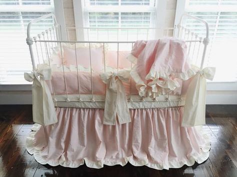 Crib Bows, Ruffled Baby Blanket, Crib Pillow, Baby Girl Crib Bedding Sets, Crib Pillows, Ruffle Crib Skirt, Girl Crib Bedding, Crib Sheets Girl, Girl Crib Bedding Sets