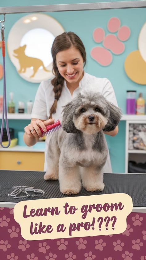 Dreaming of becoming a professional dog groomer? Learn the steps to enroll in a grooming course and turn your passion for pups into a rewarding career. Along the way, you’ll discover essential Dog Anatomy and helpful Dog Grooming Tips to improve your skills. Whether you're interested in Vet Tech School or simply love Veterinary Tech, this guide is your first step toward success. #gg #pethealthcaretips #doggroomingstudyguide Starting A Dog Grooming Business, Vet Tech School, Veterinary Tech, Dog Anatomy, Dog Grooming Tips, Safety And First Aid, Grooming Style, Dog Grooming Business, Dog Groomer