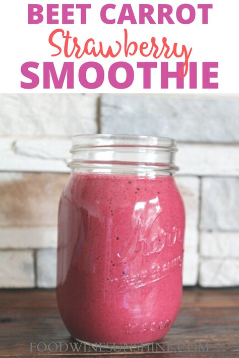 best beet carrot strawberry smoothie Beet And Carrot Smoothie, Smoothies With Beets, Smoothies With Vegetables, Beet Smoothie Recipes, Carrot Smoothie Recipe, Beets Smoothie Recipes, Mango Avocado Smoothie, Vegetable Smoothie Recipes, Best Protein Shakes