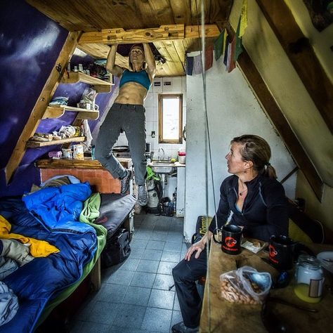 Anne Gilbert, Bouldering Wall, Breakfast Coffee, Climbing Gear, Rock Climbers, Humble Abode, Cabin Homes, Future Life, Rock Climbing