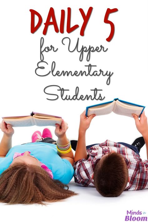 Read how this teacher made it work for her students by losing a couple of the Daily 5 centers and adding in two that were more age-appropriate for her students. She loved the outcome, so maybe you will, too Daily 5 Centers, Upper Elementary Reading, Children Reading, Literacy Coaching, Daily Five, Upper Elementary Resources, 4th Grade Reading, Upper Elementary Classroom, Elementary Ela