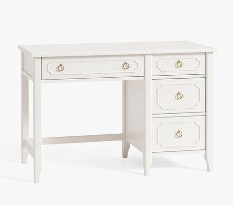 Ava Regency Kids Storage Desk | Pottery Barn Kids Pottery Barn Desk, Glamorous Furniture, Storage Desk, Study Furniture, Functional Desk, Furniture Logo, Cubby Storage, Kids' Desk, Kid Desk