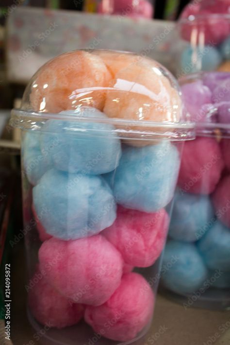 Cotton Candy Recipe, Cotton Candy Cakes, Candy Lady, Candy Stand, Hansel Y Gretel, Candy Ideas, Cotton Candy Flavoring, Candy Balls, Candy Cup