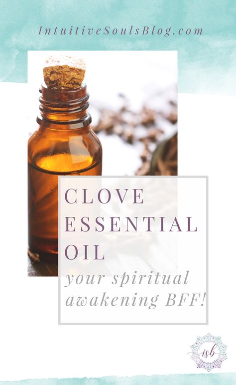 If there's an effortless (and fun) way to be supported during your spiritual awakening or psychic development journey - it's using clove essential oil. Here are 5 beautiful ways this powerhouse oil can help your intuition blossom - and how to get its max benefits. Clove Essential Oil Benefits, Essential Oils Properties, Aromatherapy Recipes, What Are Essential Oils, Essential Oil Remedy, Clove Essential Oil, Oil Remedies, Clove Oil, Essential Oil Benefits