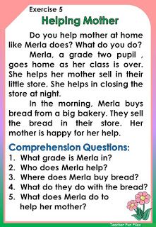 Reading Passages 2nd Grade, Reading Comprehension Grade 1, Reading Exercises, Remedial Reading, Writing Comprehension, 2nd Grade Reading Comprehension, Reading Comprehension Practice, First Grade Reading Comprehension, Basic Sight Words