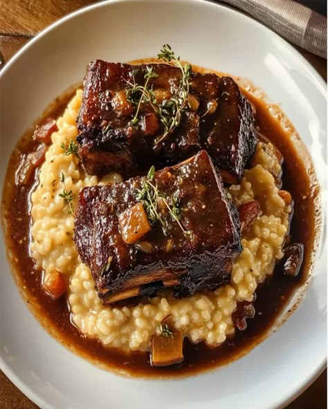 Cola-Braised Short Ribs: The Ultimate Comfort Dish White Wine Braised Short Ribs, Short Ribs And Potatoes, Cola Short Ribs Recipe, Cola Braised Short Ribs With Risotto, Short Ribs Risotto, Christmas Short Ribs, Short Ribs With Risotto, Cola Braised Short Ribs, Asian Short Ribs