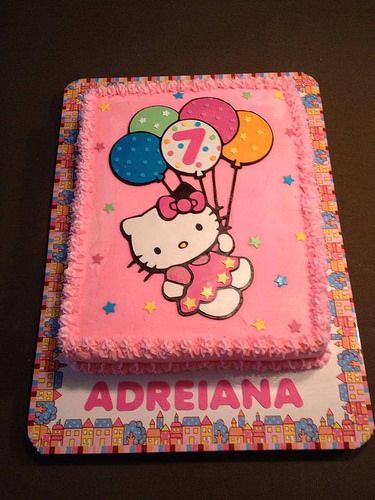 Birthday Cake Girls Kids, Hello Kitty Birthday Party Ideas Cake, Hello Kitty Torte, Birthday Cakes Girls Kids, Tort Hello Kitty, Bolo Da Hello Kitty, Kitty Birthday Party Ideas, Hello Kitty Birthday Party Ideas, Niece Birthday Wishes