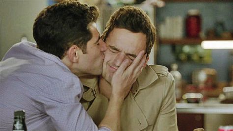 Schmidt & Nick Nick And Schmidt Friendship, Schmidt And Nick, Nick And Schmidt, Husband Vibes, Nick Miller Quotes, Character Help, Nick And Jess, Jake Johnson, Jessica Day