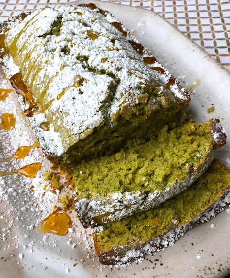 Matcha Loaf, Matcha Bread, Matcha Breakfast, Matcha Brownies, Breakfast Loaf, Tea Loaf, Tea Bread, Breakfast Recipes Sweet, Breakfast And Brunch