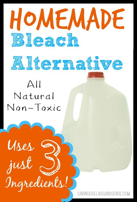 Simple All Natural Non-Toxic Bleach Alternative uses ONLY THREE Ingredients!!! Homemade Bleach Alternative, Homemade Bleach, Bleach Alternative, Homemade Cleaning Supplies, Toxic Cleaning Products, Lemon Essential Oil, Homemade Cleaning Products, Natural Cleaners, Diy Cleaners