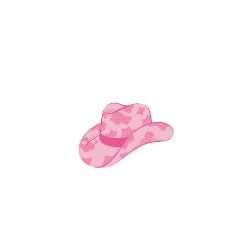 Pink Cowboy Hat Drawing, Cowgirl Hat Aesthetic, Cowgirl Cartoon, Western Cartoon, Americana Summer, Phone Customization, Pink Cowboy Boots, Hat Aesthetic, Picture Mix