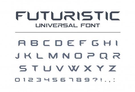 Fonte universal futurista. alfabeto geom... | Premium Vector #Freepik #vector #logotipo #carro #tecnologia #geometrico Technology Font, Alfabet Font, Pure Imagination, Futuristic Fonts, Word Fonts, Vector Technology, Tshirt Printing Design, Industry Logo, Graffiti Font