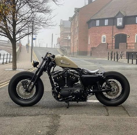 Harley Sportster 48, Harley 48, Bobber Scrambler, Cafe Moto, Harley Davidson Sportster 883, Sportster Bobber, Vintage Harley Davidson Motorcycles, Bike Bmw, Trail Bike