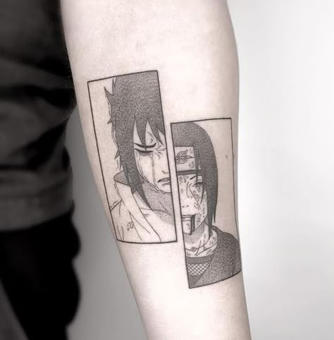 Kakashi Tattoo, Tato Naruto, Mangas Tattoo, Framed Tattoo, Manga Tattoo, Naruto Tattoo, Back Of Shoulder Tattoo, Anime Tattoo, Geniale Tattoos