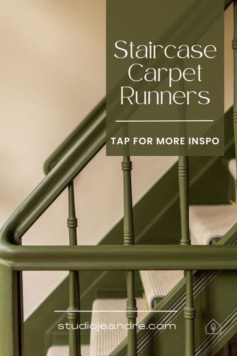 Elevate your home's style with the addition of carpet on stairs. Explore the benefits of carpeted staircases, from the cosy appeal of herringbone carpet on stairs to the practical advantages of stairway carpet runners. Whether you prefer classic black stairs with a striking carpet or a natural stair runner, this post offers a guide to transforming your staircase with the best carpet for stairs. Discover stair carpet ideas and carpeted staircase ideas to inspire your next staircase makeover. Hessian Stair Carpet, Best Carpet For Stairs And Landing, Patterned Stair Carpet Ideas, Black Staircase With Runner, Carpet Stairs Ideas, Patterned Carpet On Stairs, Carpeted Staircase Ideas, Stair Carpet Ideas, Carpeted Staircase