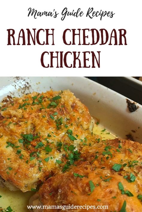 Ranch Cheddar Chicken Recipe Ranch Cheddar Chicken, Yummy In My Tummy, Steamed Veggies, Cheddar Chicken, Wedge Salad, Crusted Chicken, Mashed Cauliflower, Chicken Recipes Casserole, Chicken Dishes Recipes